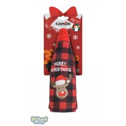 Zörgős palackos karácsonyi játék 26cm