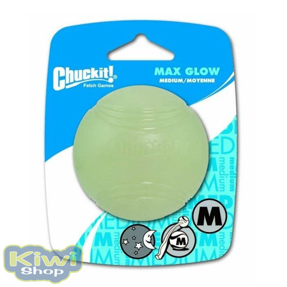 Chuckit Max Glow fluoreszkáló labda M