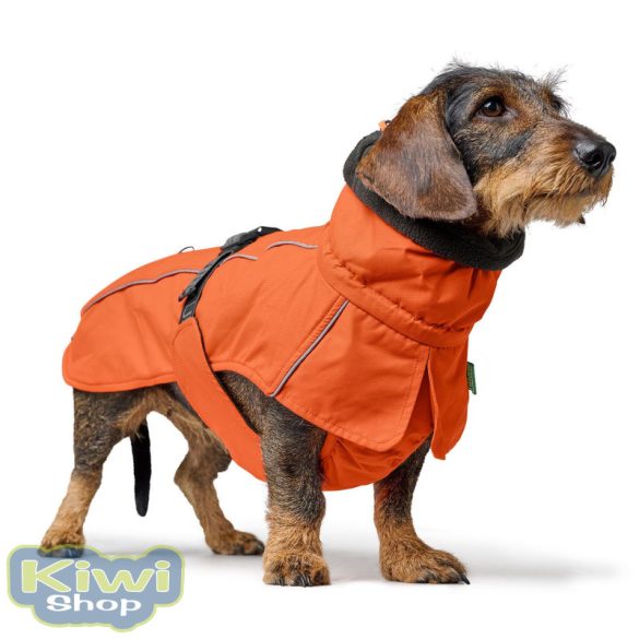 Hunter Nordby kutyakabát tacskóknak, narancs
