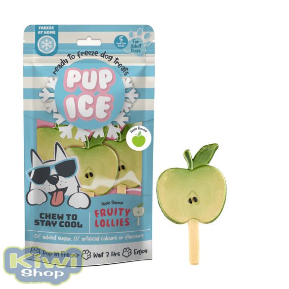 Pup Ice Fruity Lollies Alma JÉGKRÉM KUTYÁKNAK (S) 3db/ 90g