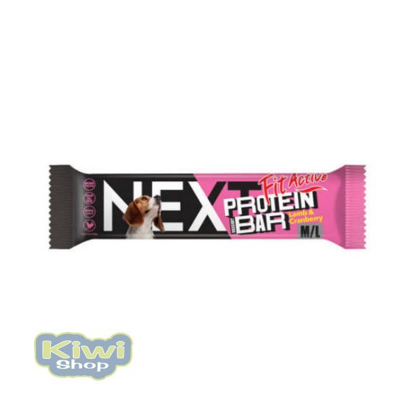 FitActiveNEXT Protein dessert Bar 55g Lamb&Cranberry (bárány&vörösáfonya) - Jutalomfalat kutyák részére