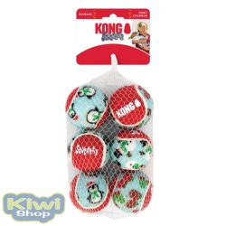 KONG HOLIDAY AIR SQUEAKER TENISZLABDA CSOMAG (M)