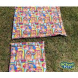 Kiwi Pet's LIMITÁLT nyári vízlepergetős fekhely képregényes 2 méretben