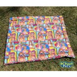 Kiwi Pet's LIMITÁLT nyári vízlepergetős fekhely képregényes 2 méretben