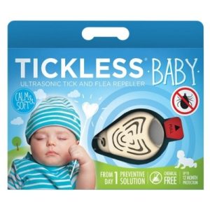 Tickless Ultrahangos kullancsriasztó baby bézs