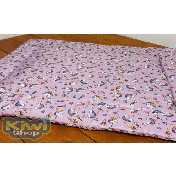 Kiwi Pet's vízlepergetős unikornisos lapfekhely 70x85cm