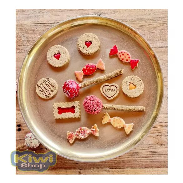 Cooka's Valentin Candy Crush Gluténmentes Kutyasüti Gift Box Díszdobozban 100g