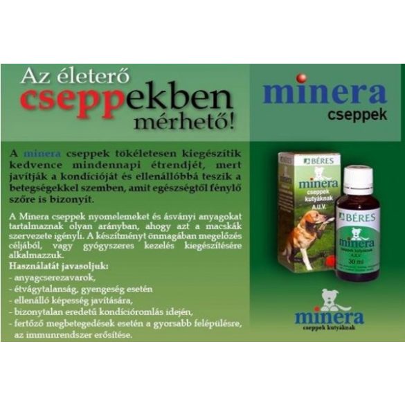 Béres Minera csepp kutyáknak