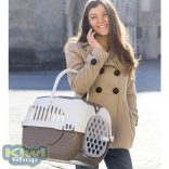 BAMA MAXI TOUR SZÁLLÍTÓBOX BARNA-FEHÉR 59x38x37CM