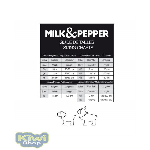 Milk&Pepper Kaya multifunkcionális póráz fukszia 9mmx220cm