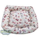 Kiwi Pet's beige-red dogs kutyafekhely 90x80cm