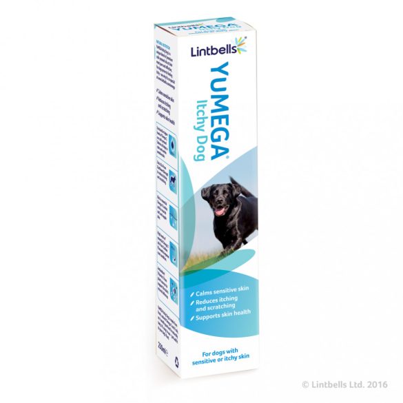 YuMEGA Itchy Dog 250 ml Érzékeny és viszkető bőrre kutyáknak.