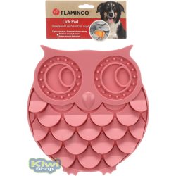 Flamingo lick pad bagoly 30x28cm