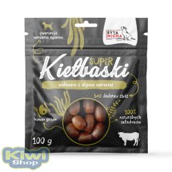   Syta Micha Super kolbász kutyáknak marhahússal és tengeri algával 100g