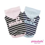 Pinkaholic menta csíkos pulcsi L méret 33cm háthosszra