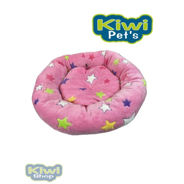 Kiwi Pet's pink stars donut kutyafekhely 50cm 