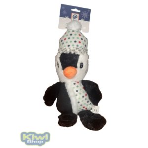 Karácsonyi sípolós plüss pingvin 35cm