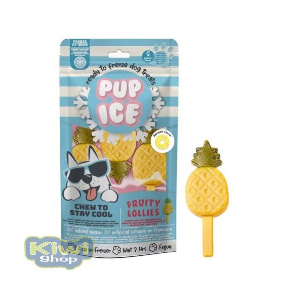 Pup Ice Fruity Lollies Ananász JÉGKRÉM KUTYÁKNAK (S) 3db/ 90g
