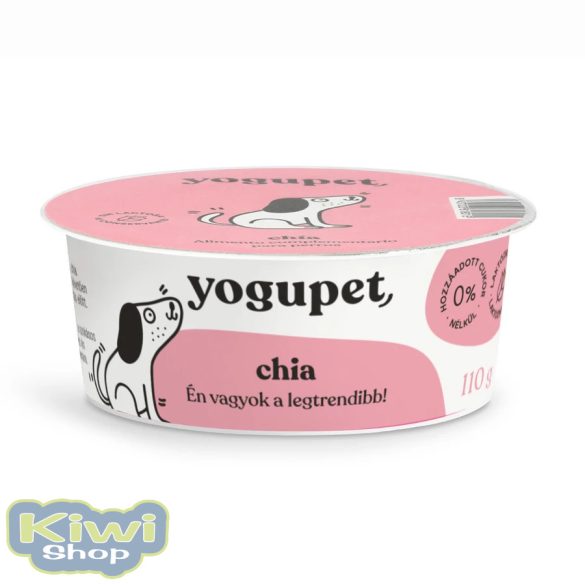YOGUPET LAKTÓZMENTES JOGHURT KUTYÁKNAK - CHIA MAGGAL 110G