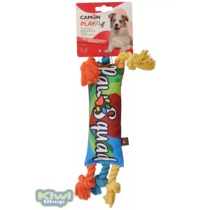 PLAY PUFF SZÍNES SÍPOLÓ POLIÉSZTER KÖTELES JÁTÉK 36 CM