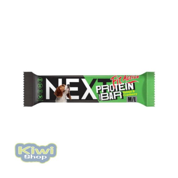 FitActiveNEXT Protein dessert Bar 55g Rabbit&Cranberry (nyúl&vörösáfonya) - Jutalomfalat kutyák részére