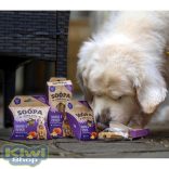 Soopa egészséges jutalomfalat idősődő kutyáknak - banán, sütőtök, lenmag