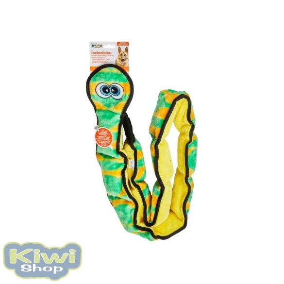 Outward Hound Invincibles Green Snake plüss kutyajáték, XXL