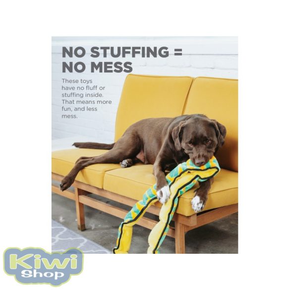 Outward Hound Invincibles Green Snake plüss kutyajáték, XXL