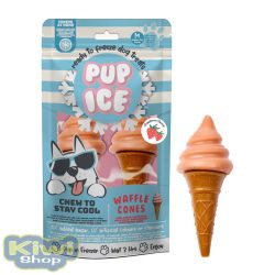 Pup Ice Waffle Cones Eper JÉGKRÉM KUTYÁKNAK (M) 2db 110g