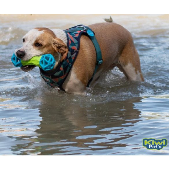 TPR csont formás játék, vízen lebegő, sípoló, jutifalat rejtő 18 cm