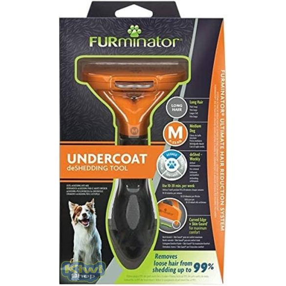 Furminator - ALJSZŐRKEFE- KÖZEPESTESTŰ HOSSZÚSZŐRŰ KUTYÁKNAK (M)