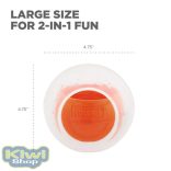 Topsy Treat Ball Interaktív csemege-adagoló kutyajáték - narancs