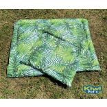 Kiwi Pet's LIMITÁLT nyári fekhely levél mintás 2 méretben