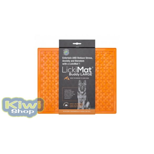 LickiMat® Classic Buddy™ Large - narancs