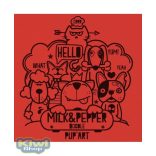Milk&Pepper Doodle Orange T-shirt