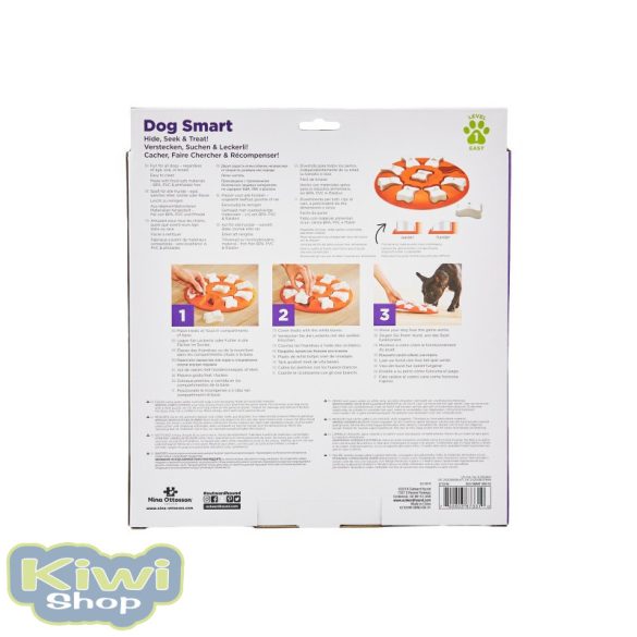 Dog Smart narancssárga interaktív csemege kirakós kutyajáték