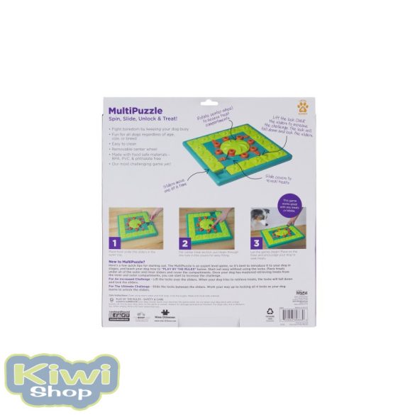 Nina Ottosson - MultiPuzzle interaktív kutyacsemege kirakós játék, szakértői szint