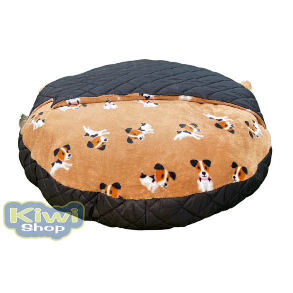 Kiwi Pet's bebújós fekhelyek barna kutyás