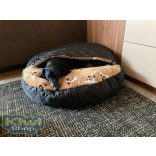 Kiwi Pet's bebújós fekhelyek barna kutyás