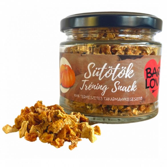 Sütőtök tréning jutalomfalat kutyáknak 60gr - BARF LOVE