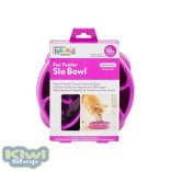 Fun Feeder Slo Bowl M, Lila evéslassító tál